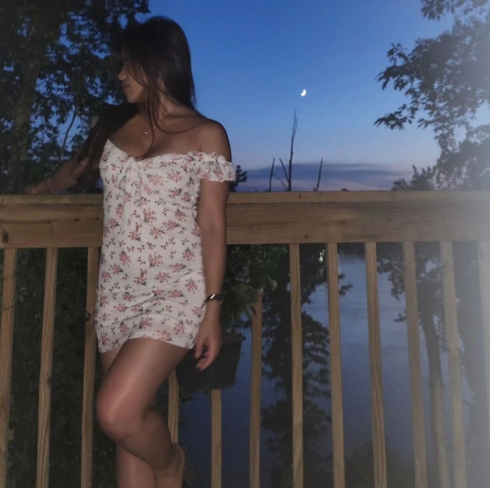 Floral mini dress